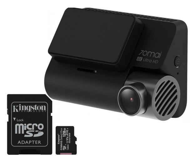 70mai Dash Cam A810 + karta 128GB 4K/3"/150 - 1362209 - zdjęcie